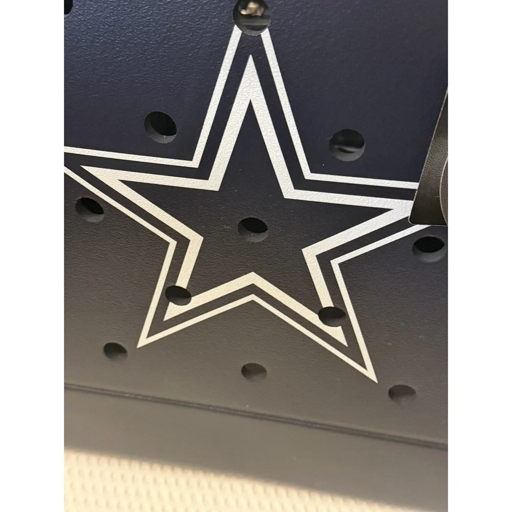 NFL Dallas Cowboys Original Bogg Bag Large Plastic Tote Bag & Accessory Bags NWT
